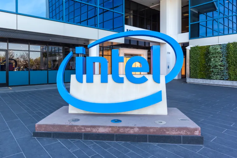 FILE - In this Jan. 12, 2011, file photo, the Intel logo is displayed on the exterior of Intel headquarters in Santa Clara, Calif. Intel Corp., says it will invest up to 9 billion yuan (US$1.5 billion) to take a 20 percent state in a Chinese venture that will design and make Intel-branded chips for mobile phones and other electronics. (AP Photo/Paul Sakuma, File)