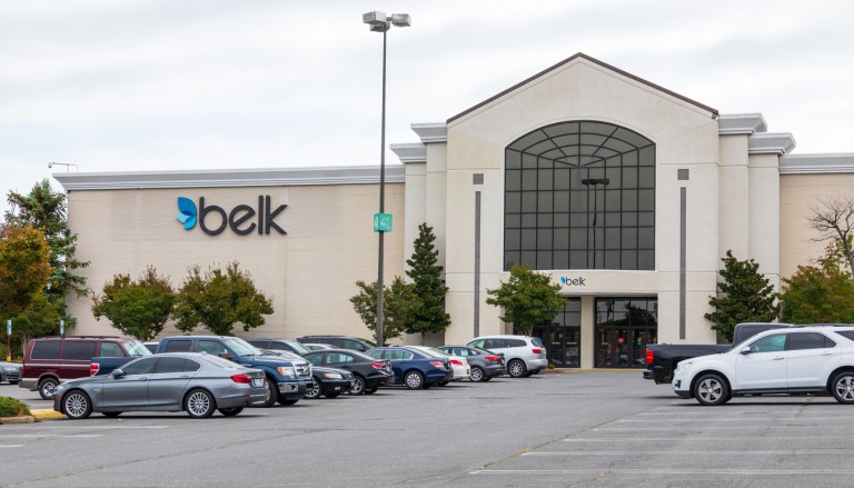 A Belk department store is seen in Gastonia, North Carolina.