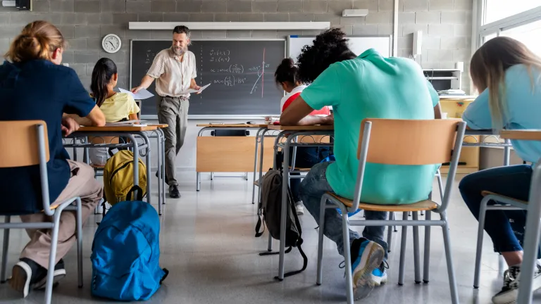 High school students boo and groan as teacher plays Pride video