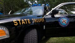 Florida Highway Patrol tweet photo of helmet worn by motorcyclist killed by lightning