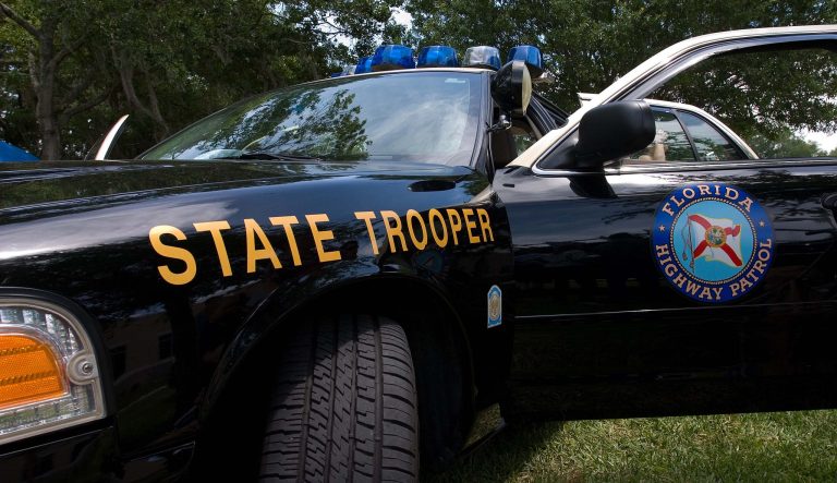 A Florida Highway Patrol car.