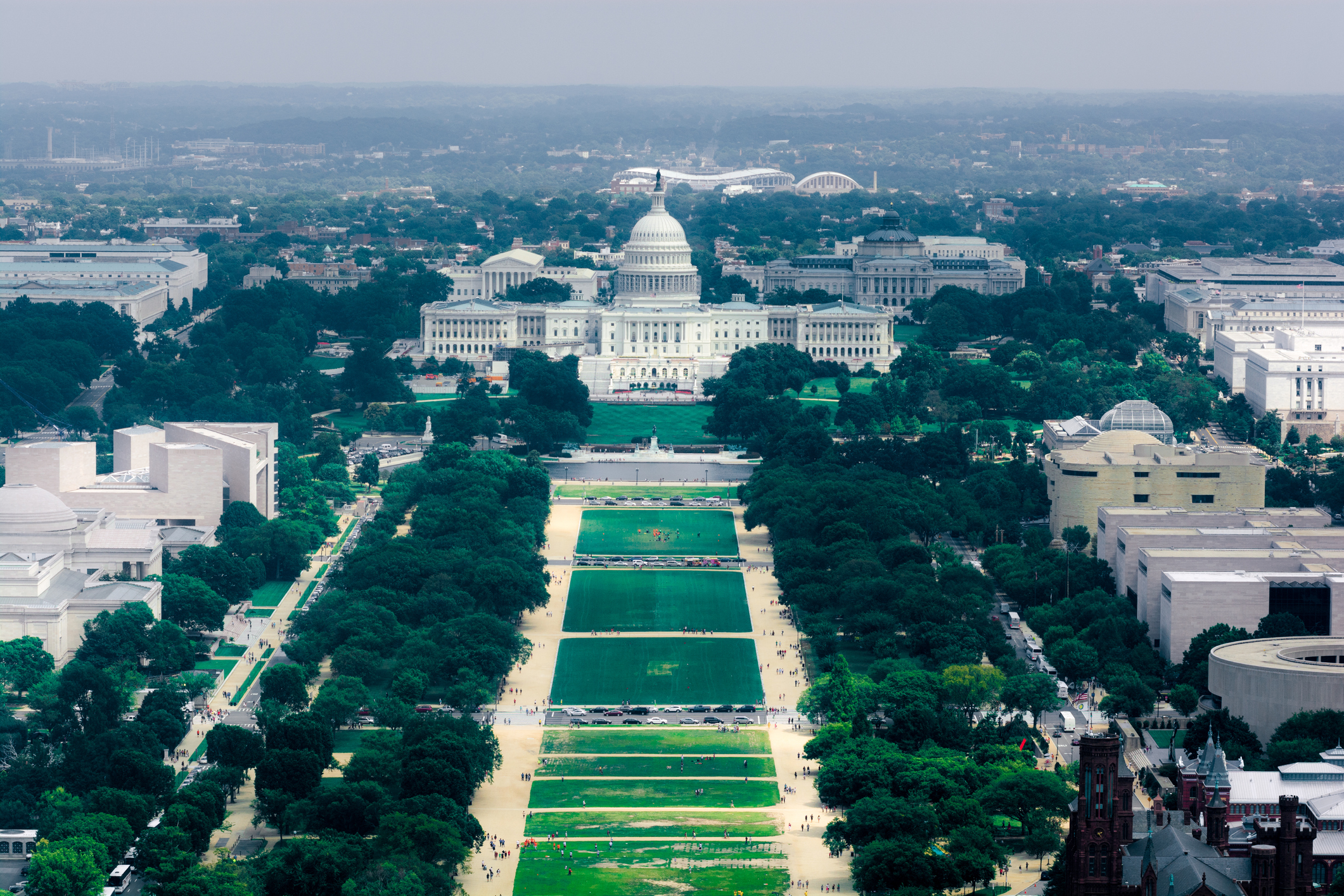 National Mall and United States Capitol in Washington, DC