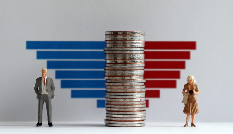 The concept of gender wage gap.