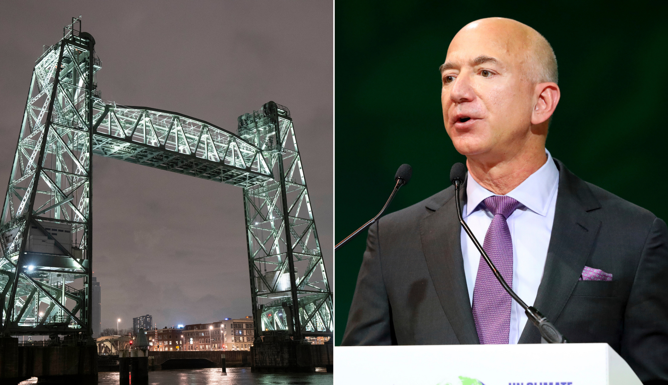 Rotterdam bridge cancels plan to make room for Bezos superyacht