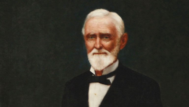 A portrait of Confederate president Jefferson Davis, at Beauvoir House, Jefferson Davis' historic home, in Biloxi, Miss., Thursday, Aug. 16, 2012. Commemorating the 150th anniversary of the Civil War can be an angst-filled task in Mississippi, with its long history of racial strife and a state flag that still bears the Confederate battle emblem. Well-intentioned Mississippians who work for racial reconciliation say slavery was morally indefensible. Still, some speak in hushed tones as they confess a certain admiration for the valor of Confederate troops who fought for what was, to them, the hallowed ground of home and country. 