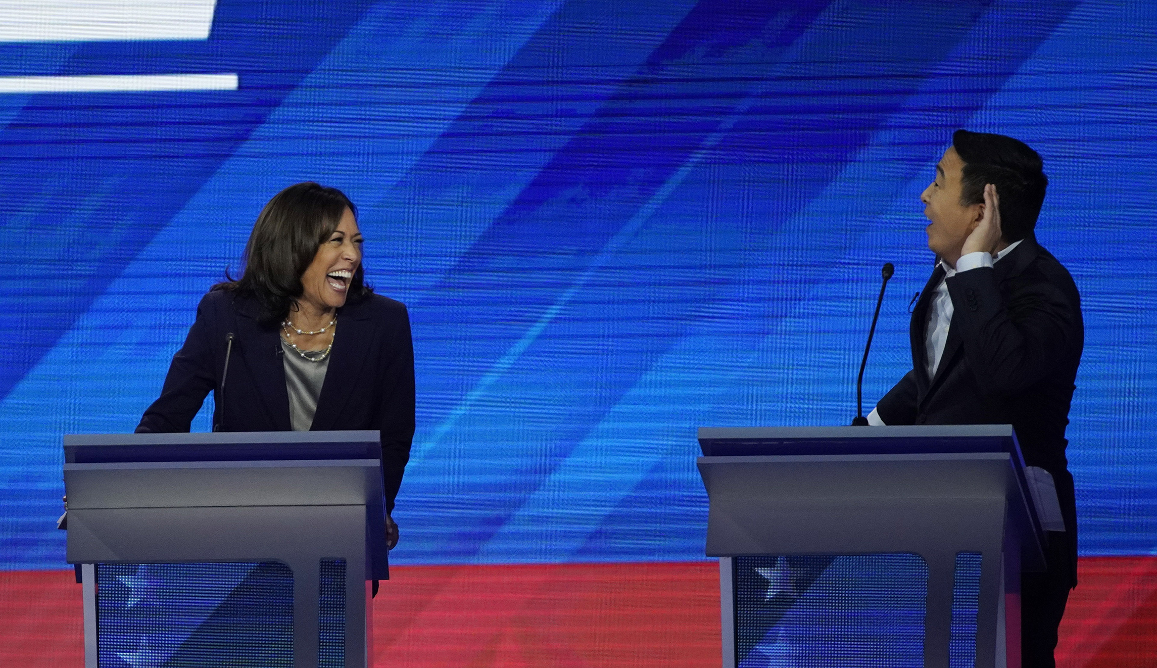 Election 2020 Debate Kamala Harris Andrew Yang