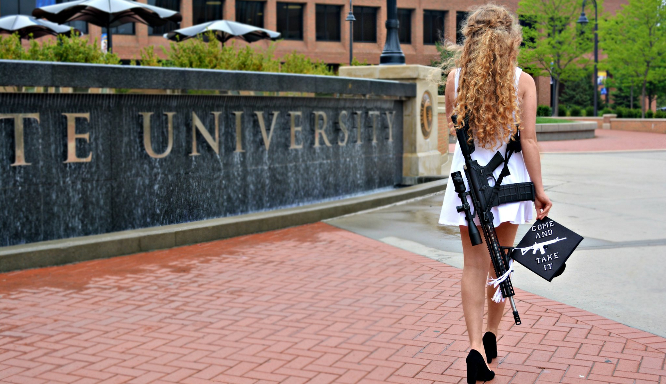 Kent State grad famous for posing with AR-10 is returning for campus rally