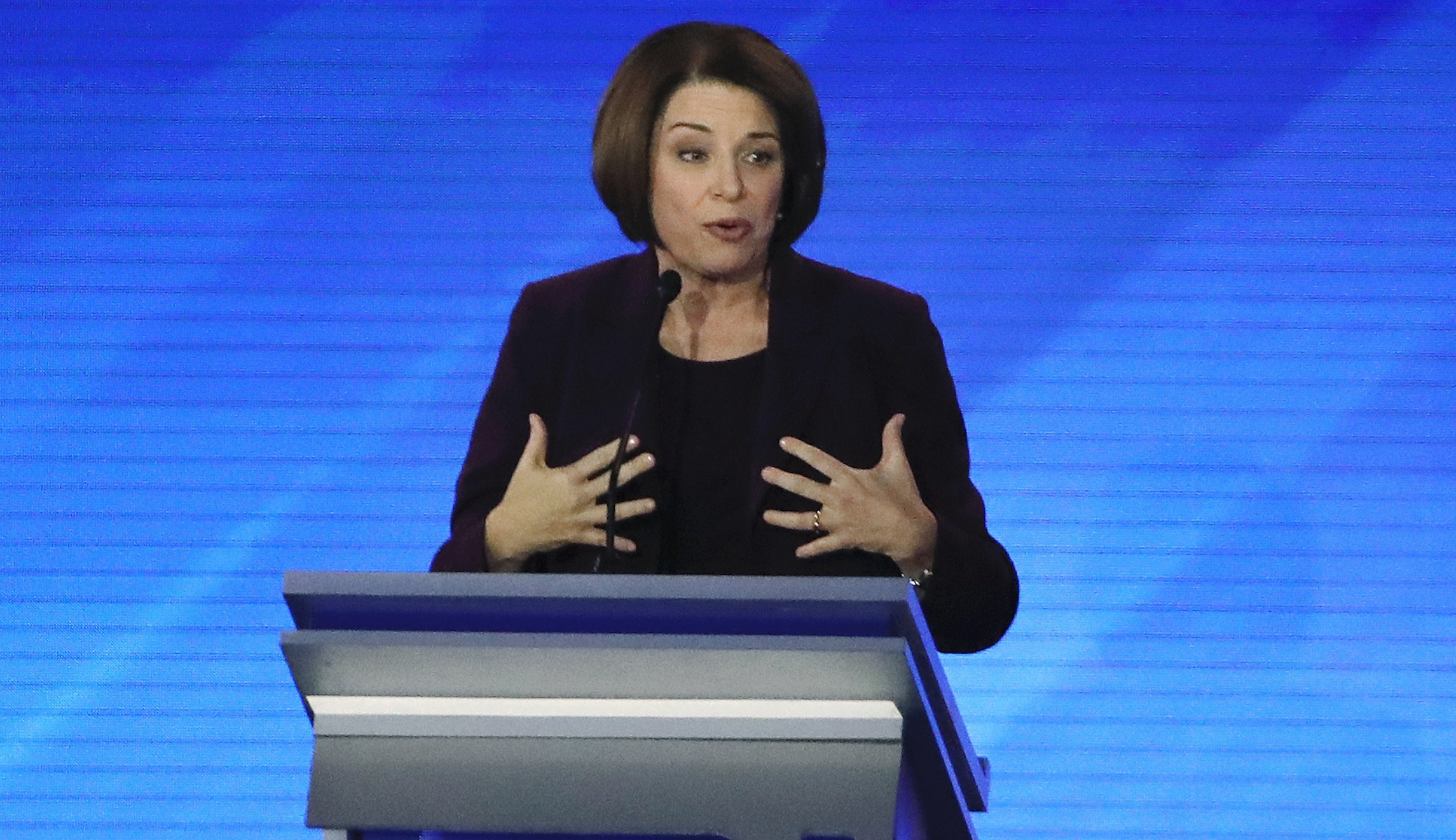 Amy Klobuchar finally finds her voice during Democratic debate
