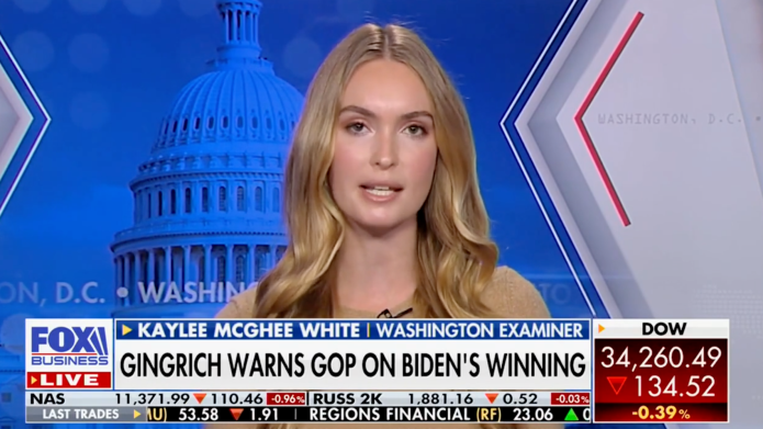 Washington Examiner's Kaylee McGhee White tells Fox Business that Donald Trump is now seen as an "asset" to the Left heading into 2024.