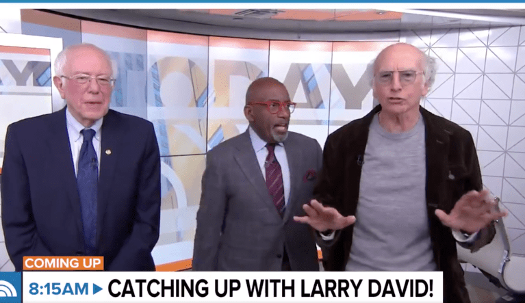 WATCH: Bernie Sanders appears with Saturday Night Live impersonator Larry David