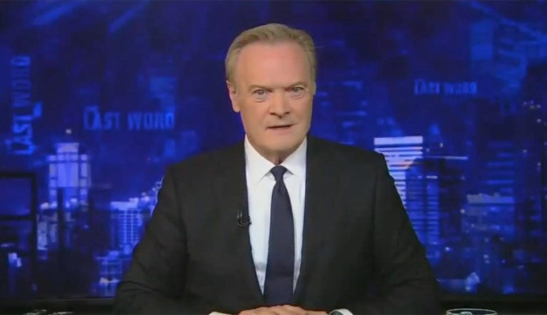 This April 11, 2019 file photo shows MSNBC host Lawrence O'Donnell at The Hollywood Reporter's annual Most Powerful People in Media cocktail reception in New York.