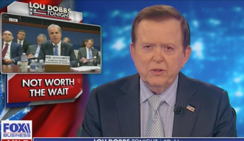 ‘Deep state’s awesome control’: Lou Dobbs blasts inspector general report