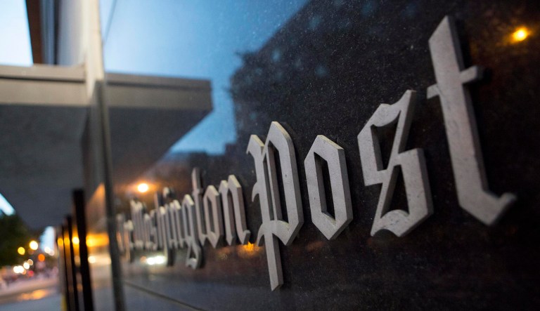 The Washington Post headquarters stands in Washington, D.C., on Monday, Aug. 5, 2013.