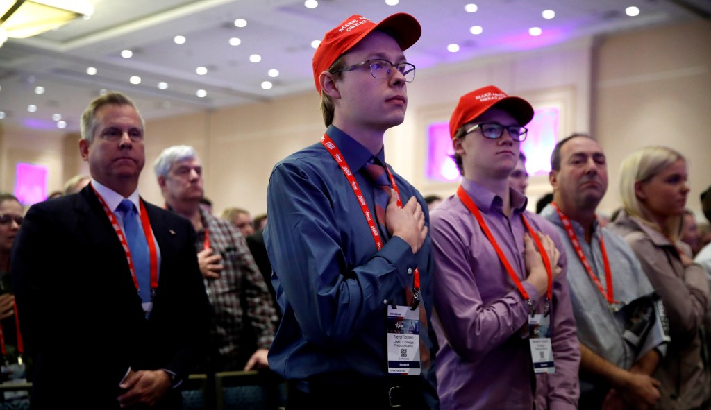 ‘Harass and intimidate’: Conservatives say left-wing activists assaulted them on college campus