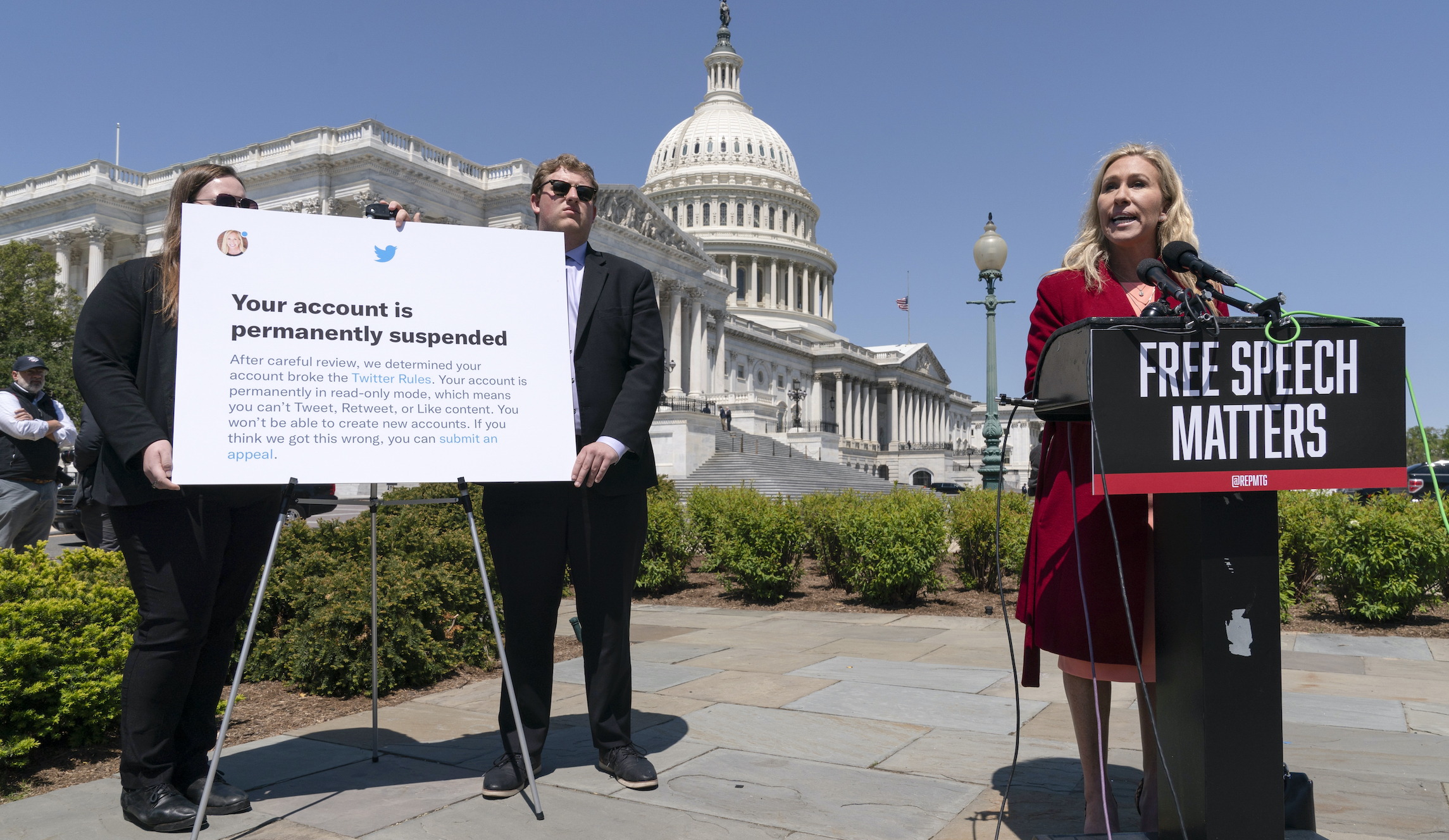 MTG to appeal Twitter ban and invites Musk to meet ex-users kicked off platform