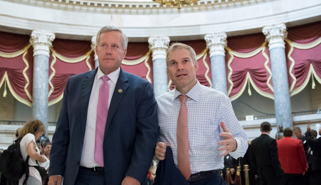 Mark Meadows, Jim Jordan introduce resolution that would force DOJ to hand over documents in 7 days