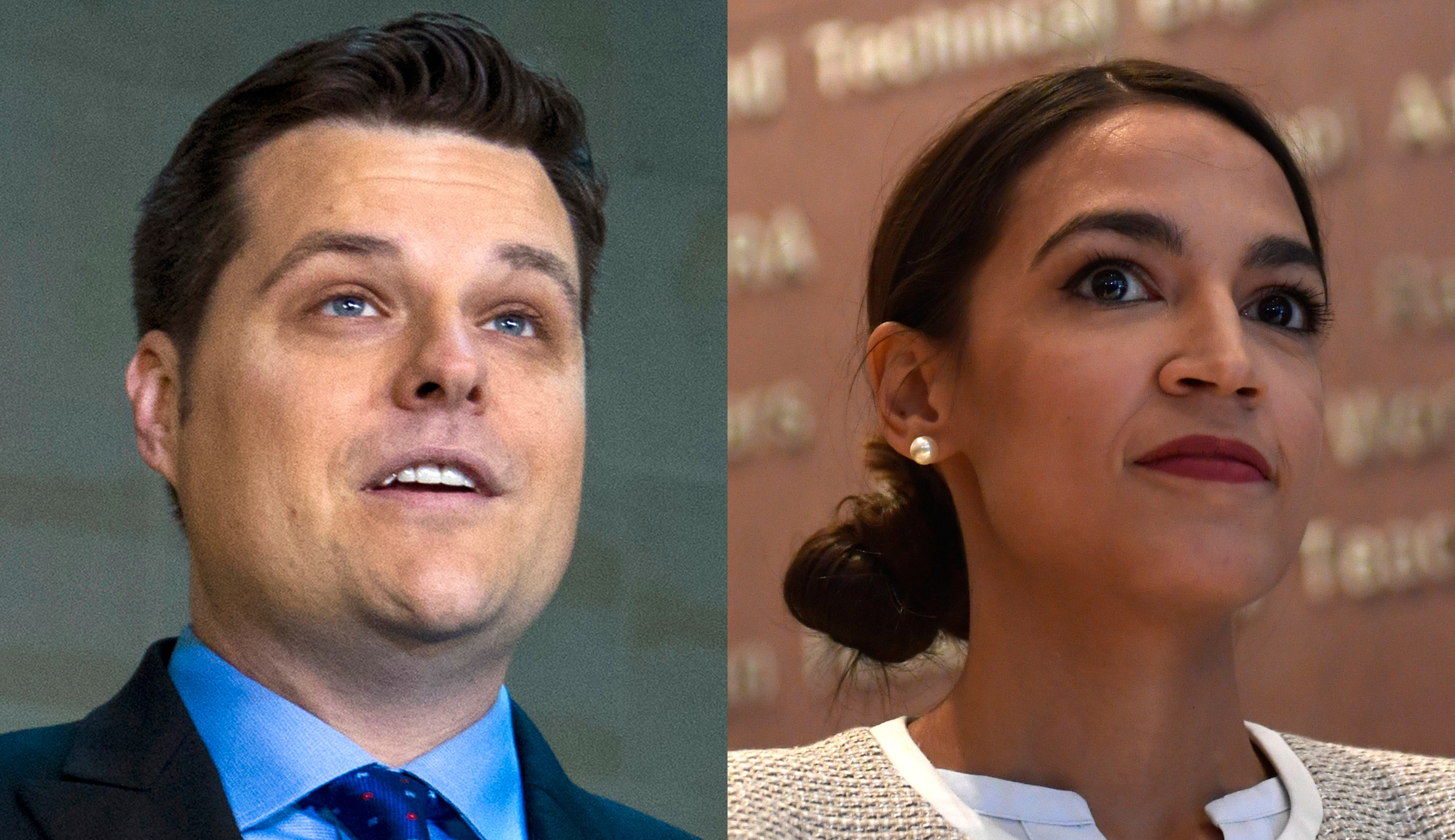 Matt Gaetz and Alexandria Ocasio-Cortez