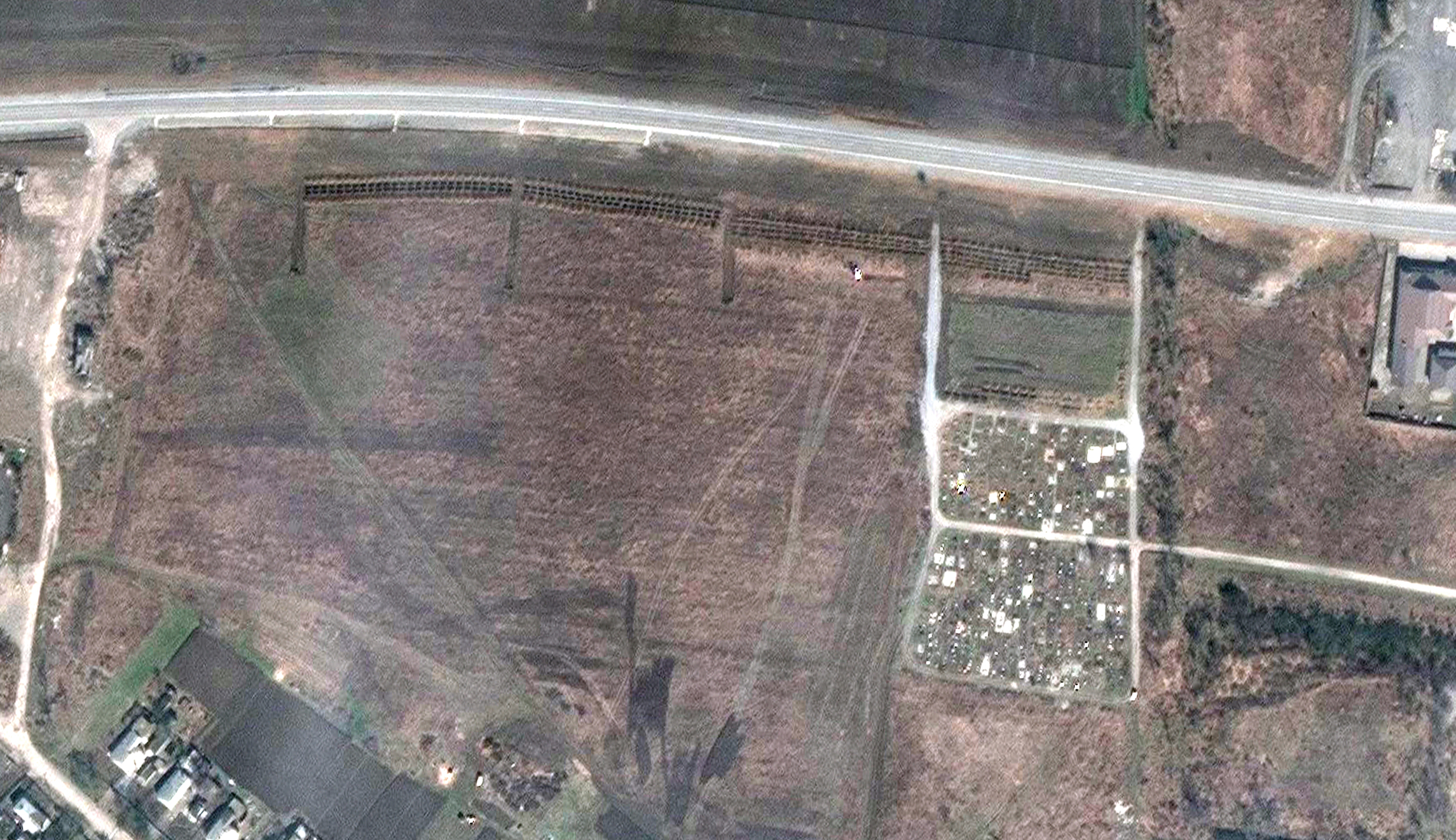 Satellite imagery shows mass grave near Mariupol: Report