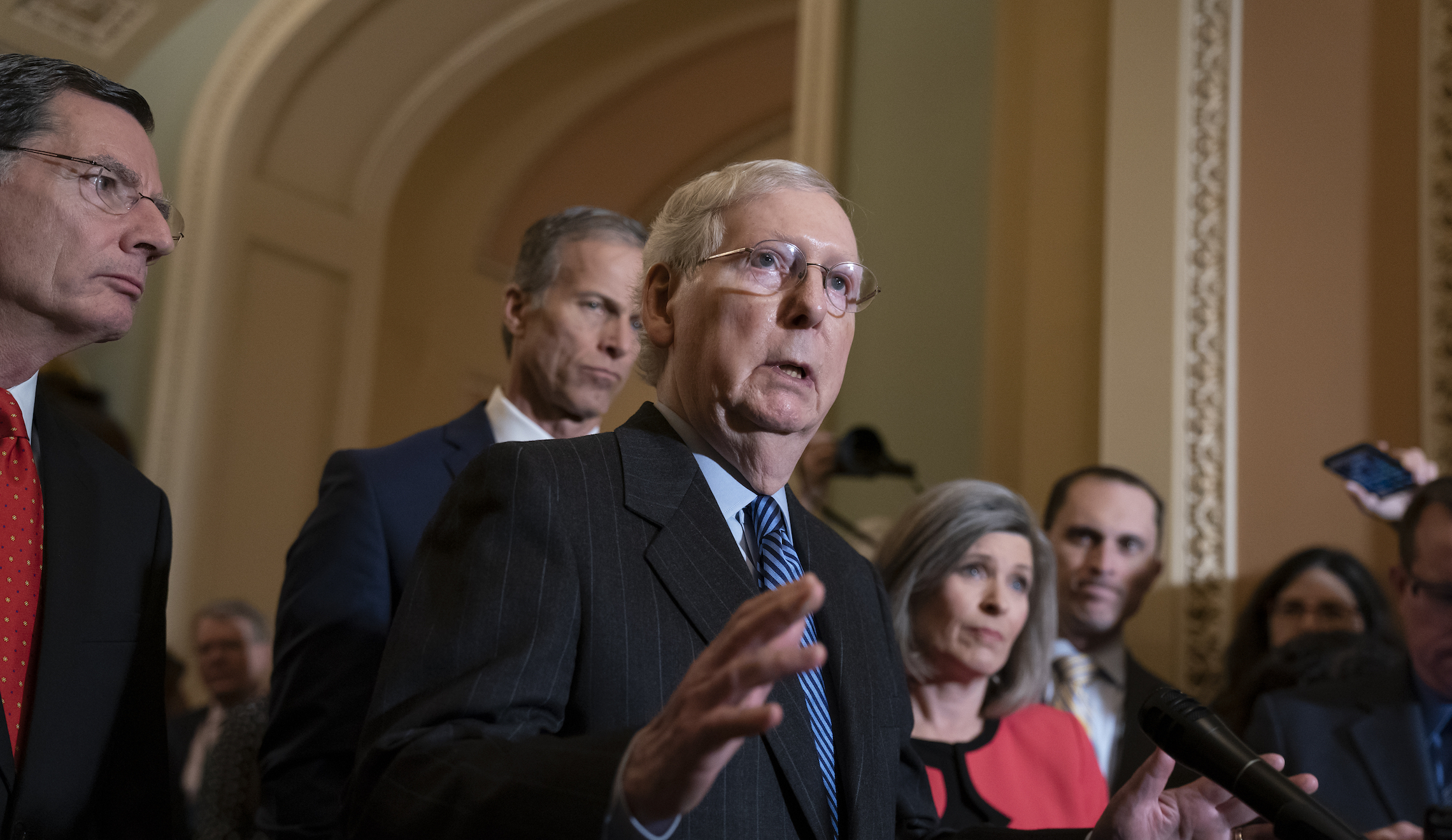 McConnell denounces Democratic war powers resolution