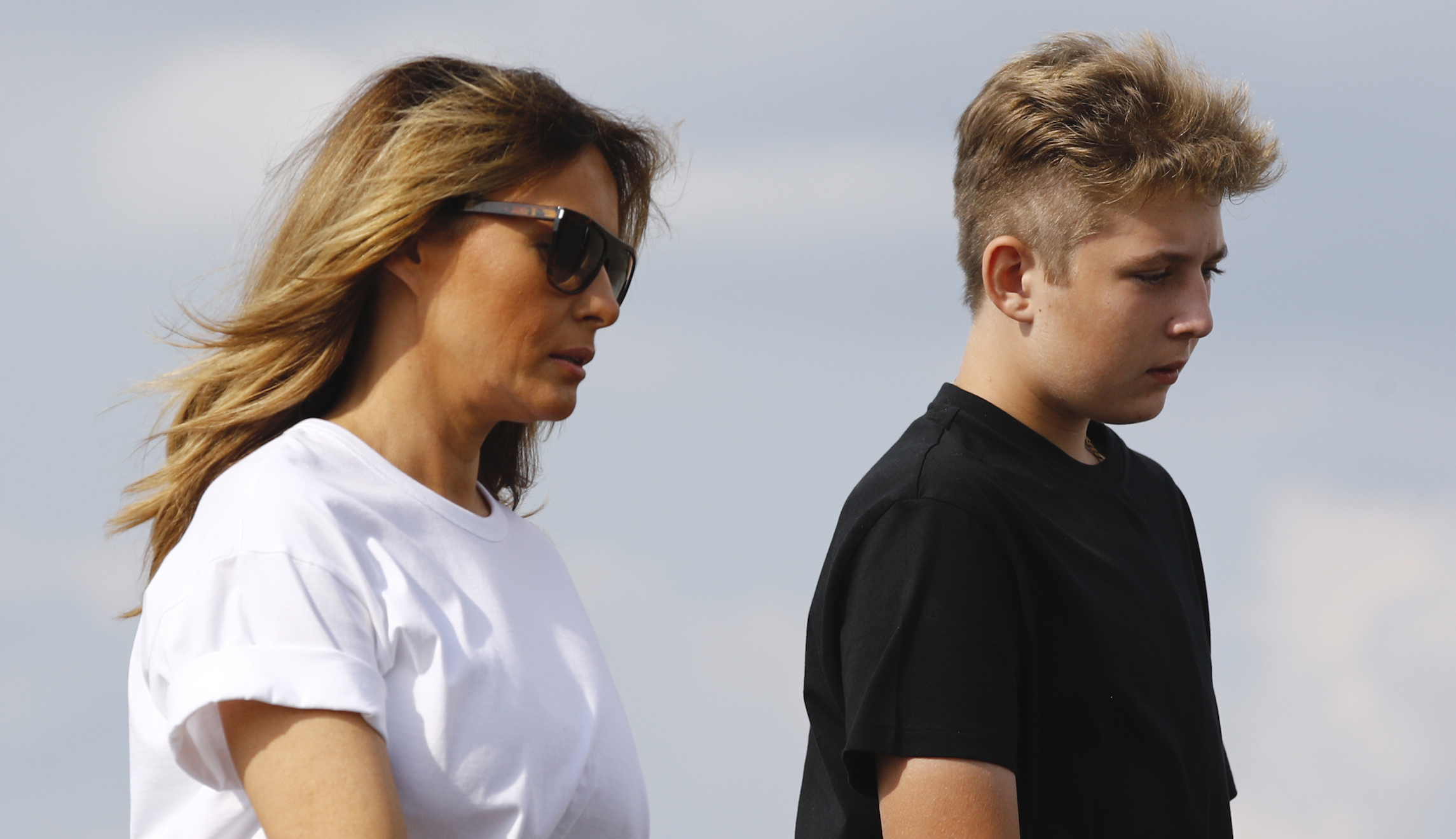 Melania Trump says impeachment witness ‘should be ashamed’ for citing son Barron
