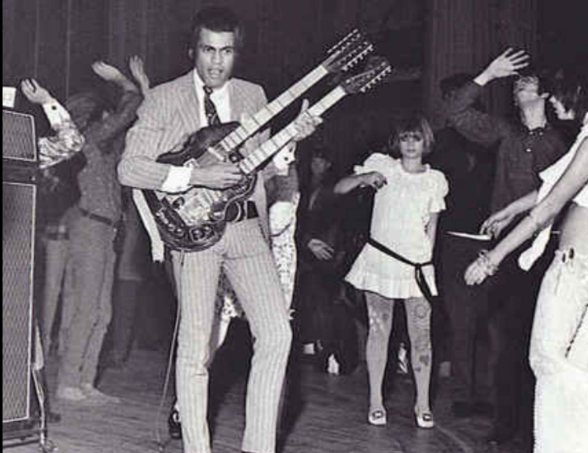 Morgan Rowan dances in a teen Sunset Strip nightclub during the late 1960s.