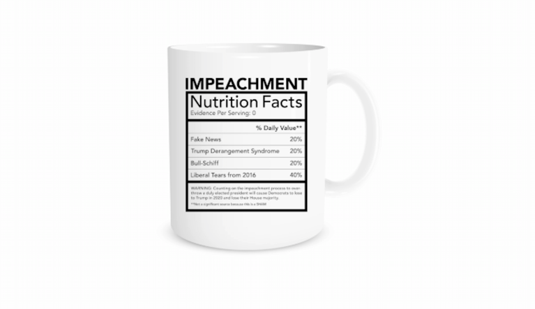 ‘Bull-Schiff’: Congressional candidate sells ‘impeachment nutrition facts’ mugs