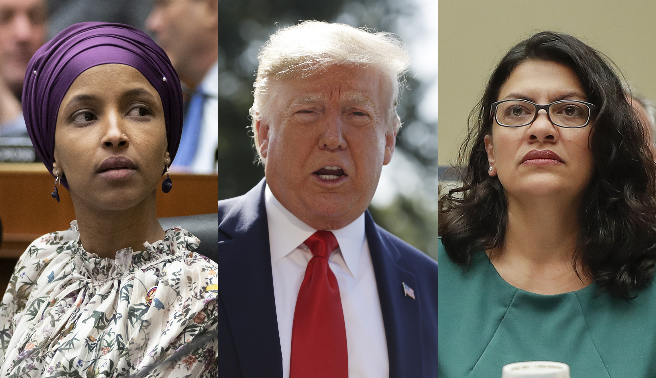 Trump encourages Israel to bar Omar and Tlaib