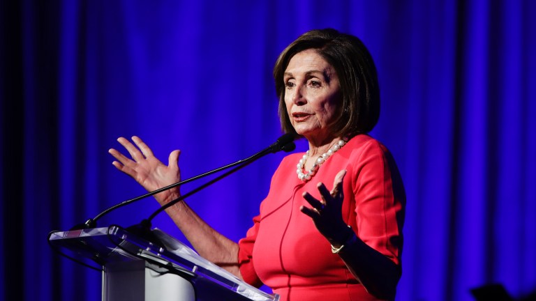 House Speaker Nancy Pelosi of Calif., speaks during a Pennsylvania Democratic Party fundraiser in Philadelphia, Friday, Nov. 1, 2019. 