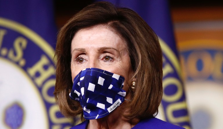 ‘It’s a vanity thing’: Pelosi calls for Trump to wear mask
