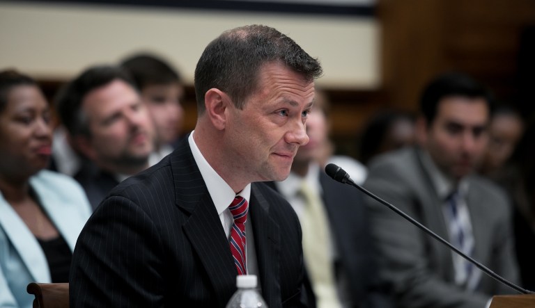 Peter Strzok says he can’t recall changing Hillary Clinton exoneration statement on his computer