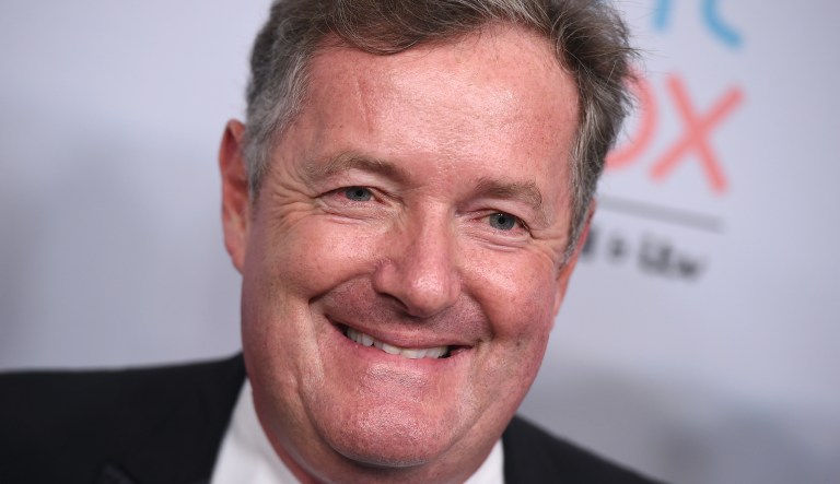 Piers Morgan arrives at the BAFTA Los Angeles Britannia Awards at the Beverly Hilton Hotel on Friday, Oct. 25, 2019, in Beverly Hills, Calif.