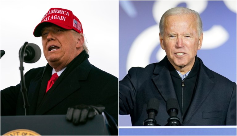 Joe Biden and Donald Trump.