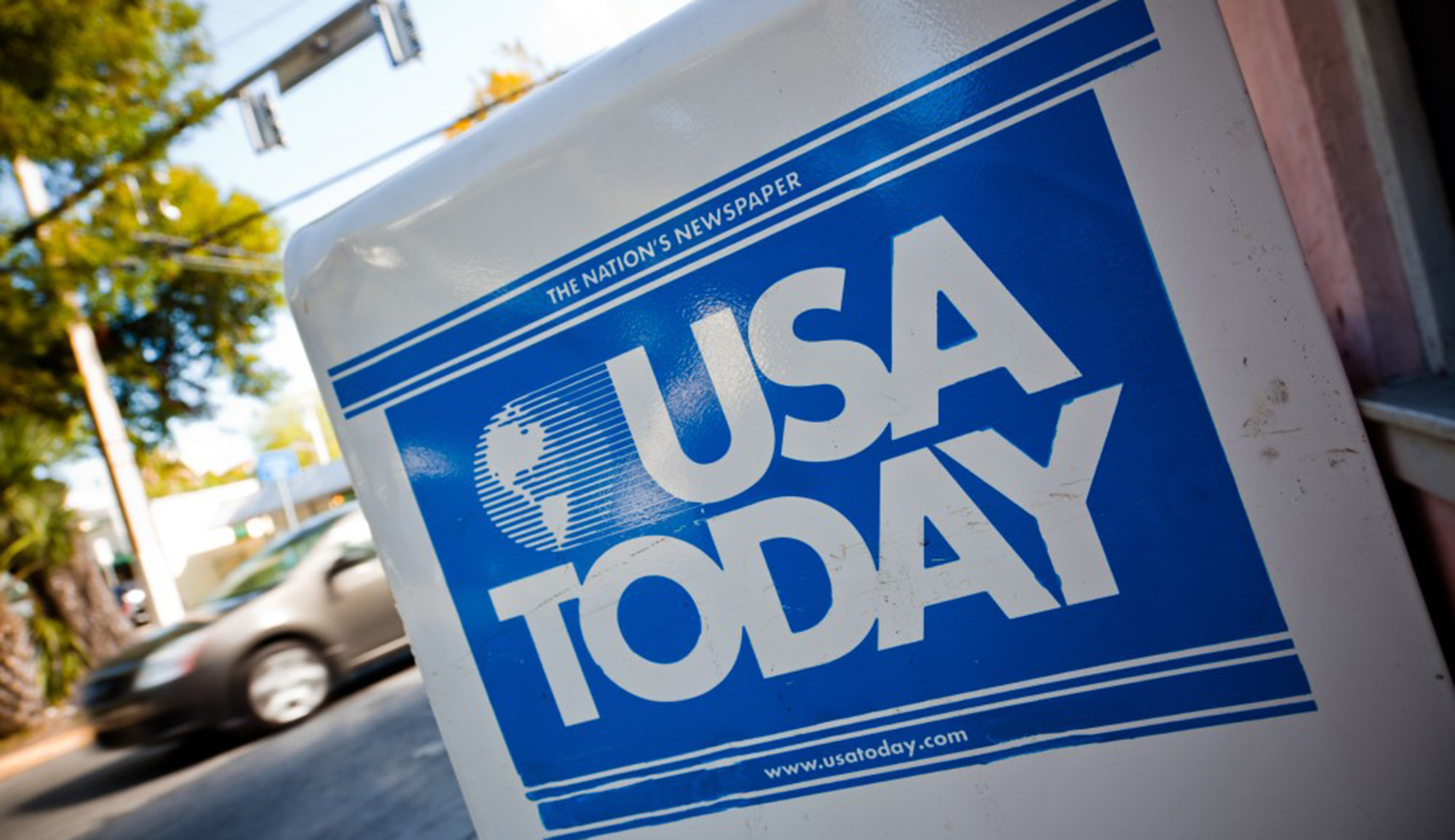 The "Donald J. Trump Presidential Twitter Library" exhibit by Comedy Central is seen in Washington.