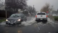 Powerful storm hits Southern California, flooding highways
