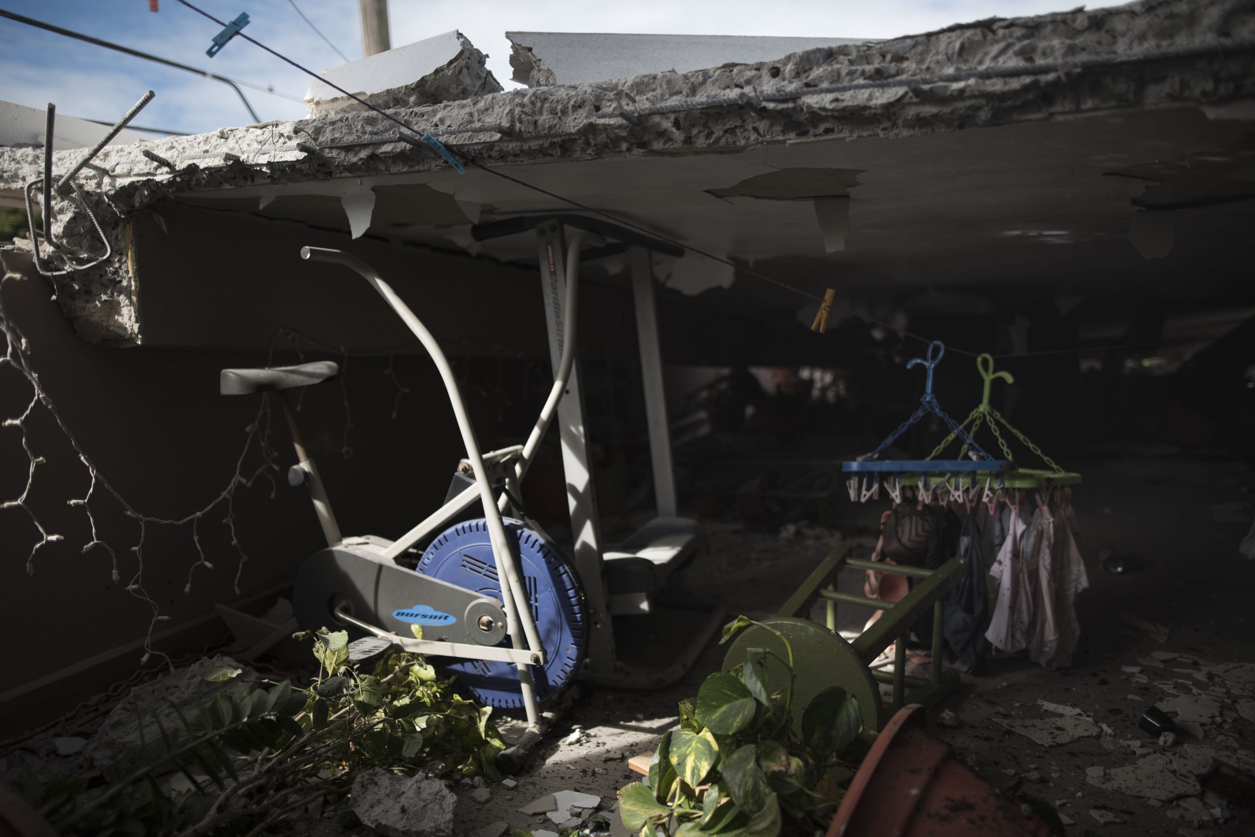 Destroyed home