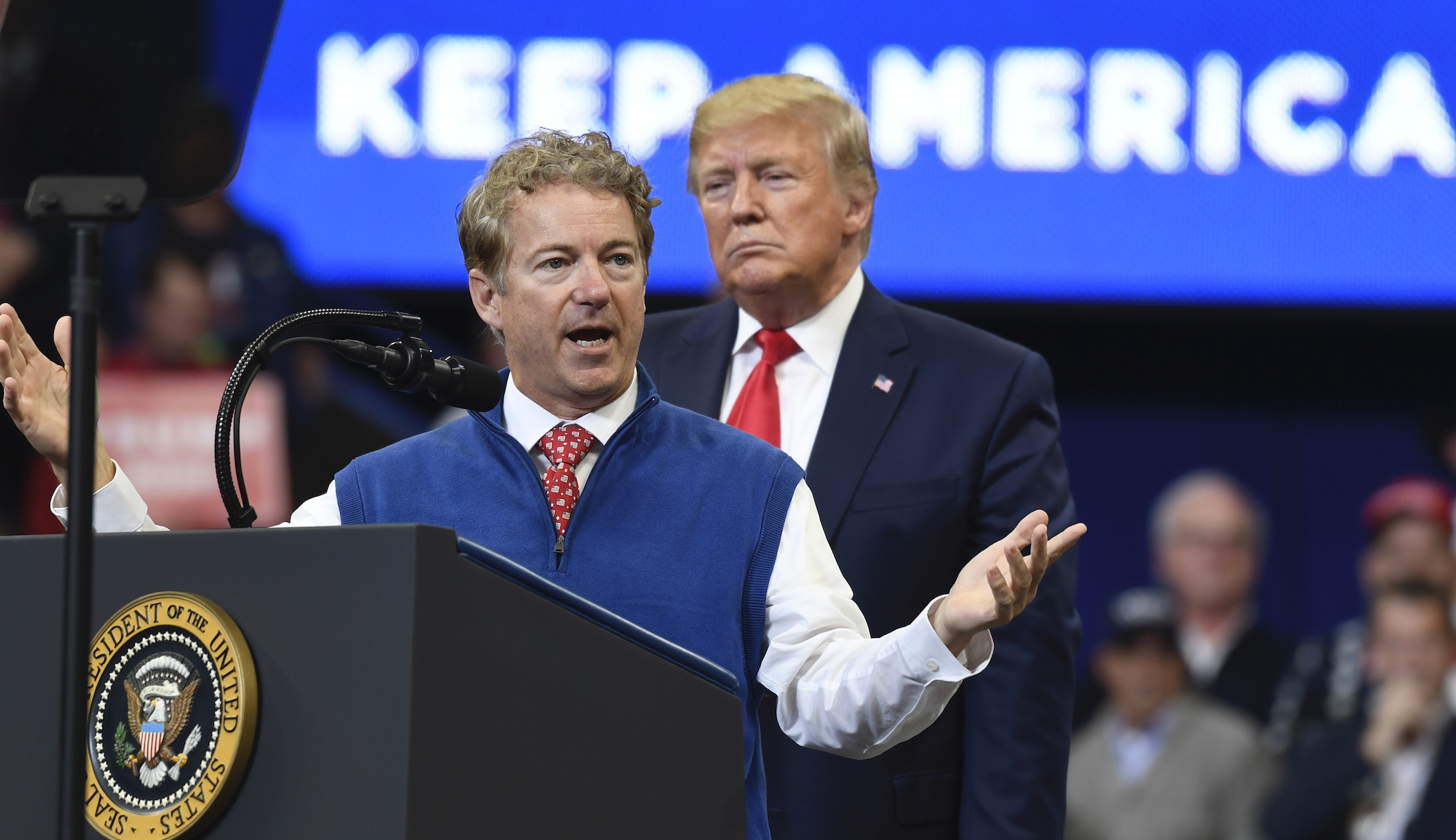 Rand Paul stands by Trump because both defy the foreign policy establishment