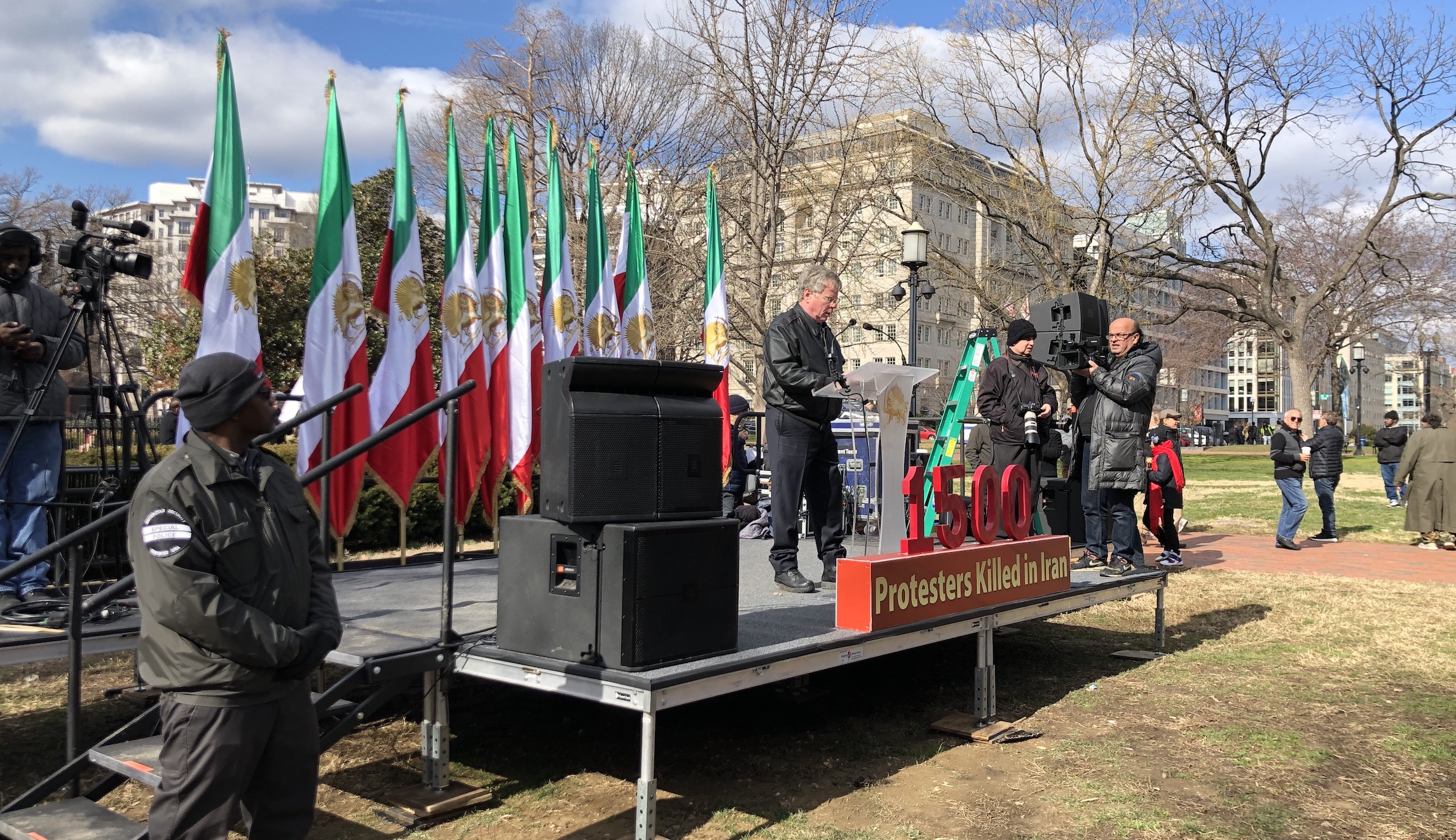 Retired Col. Wesley Martin speaks at an event in Washington, D.C.