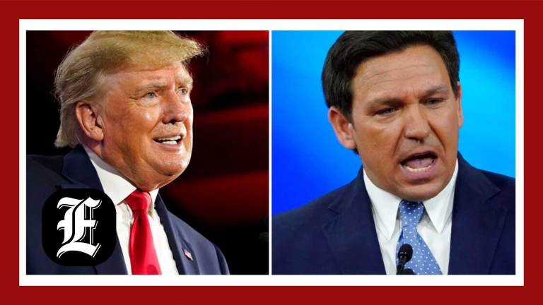 Donald Trump and Ron DeSantis