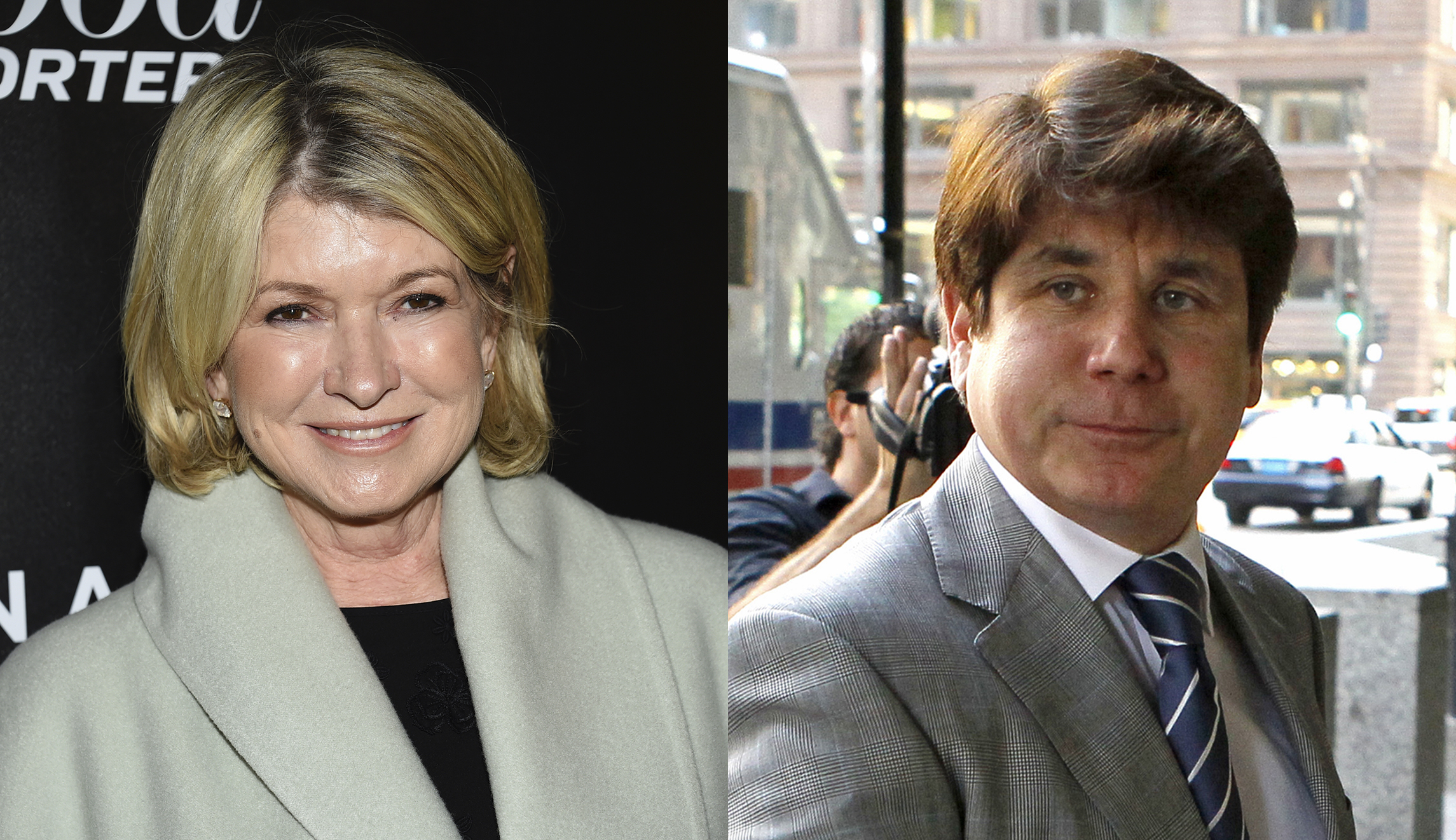 Trump considering pardon for Martha Stewart, commutation for Rod Blagojevich