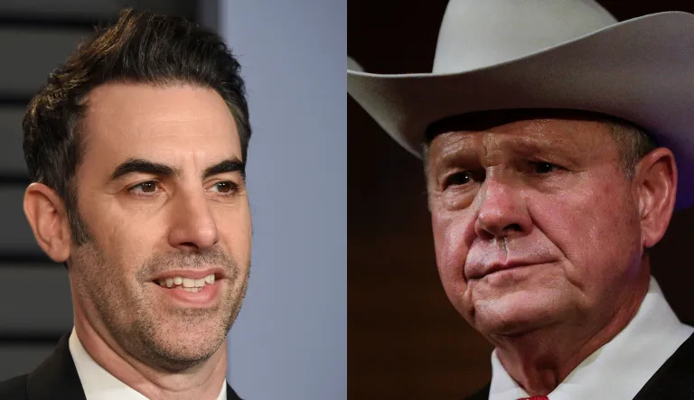 Judge hands Roy Moore a defeat in lawsuit against Sacha Baron Cohen
