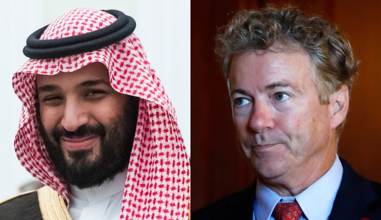Saudi Prince and Rand Paul.
