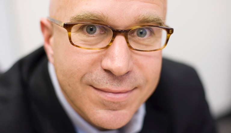 **  FILE  **  Radio talk-show host Michael Smerconish poses for a photograph in Bala Cynwyd, Pa., Thursday, Nov. 29, 2007. Maureen Faulkner, Philadelphia police officer Daniel Faulkner's widow, has teamed up with Smerconish to write the memoir "Murdered by Mumia: A Life Sentence of Loss, Pain and Injustice" 