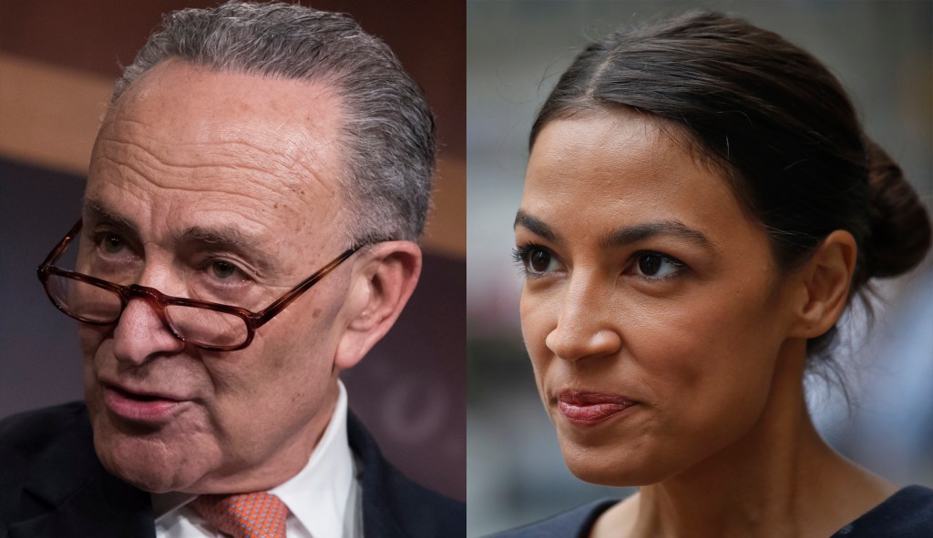 Schumer says Democrats are ‘united’ on policy as Ocasio-Cortez visits Washington