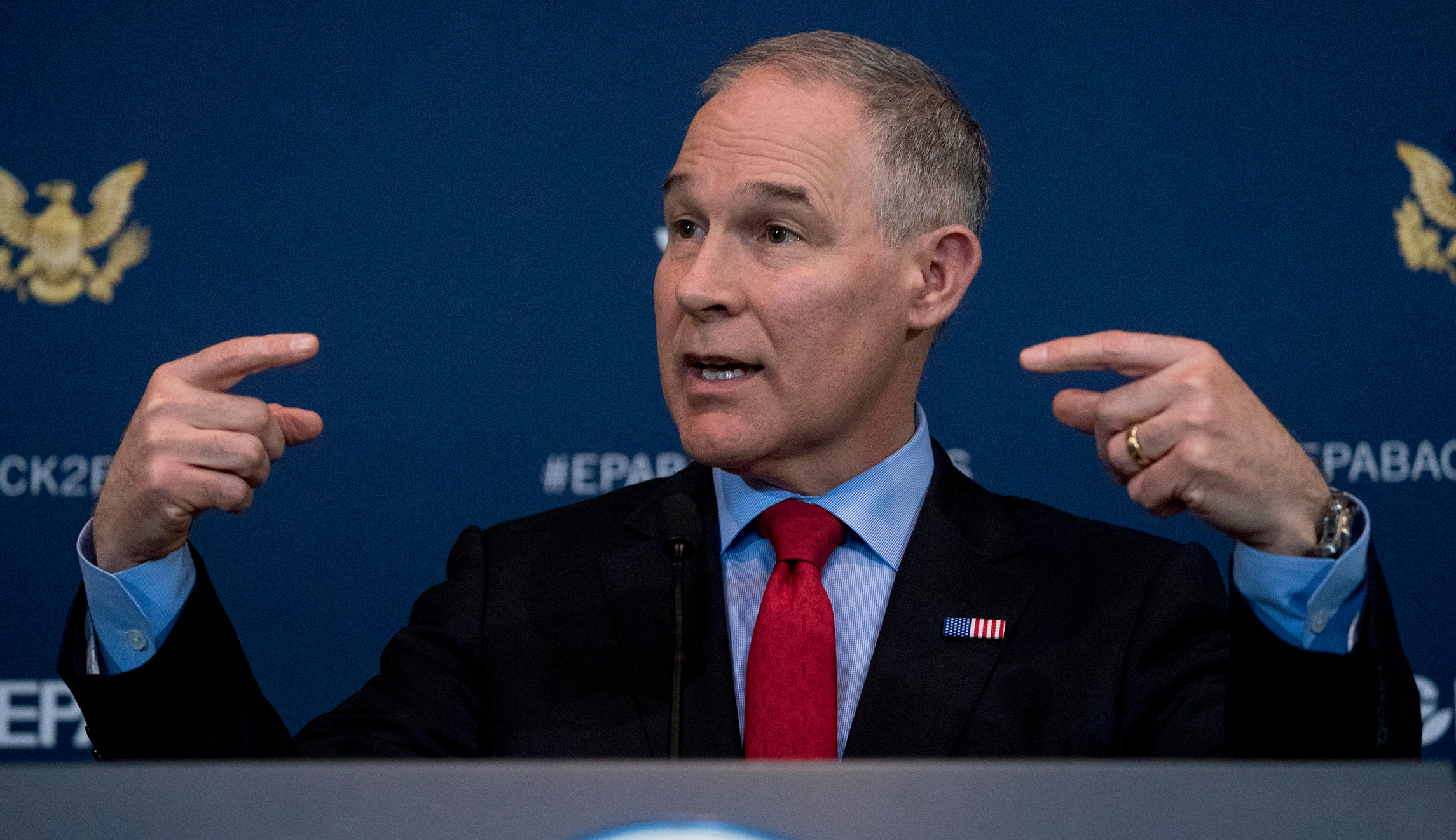 EPA’s Scott Pruitt says chemical-free drinking water a ‘national priority,’ deflects blame for blocking a study on it