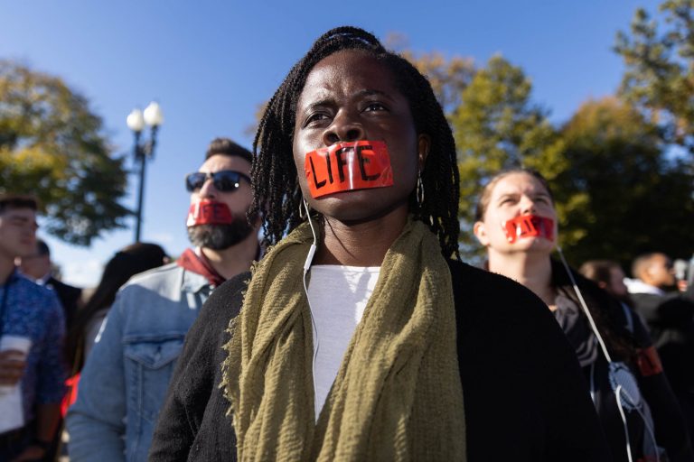 Protests mount outside Supreme Court as justices weigh Texas abortion ban