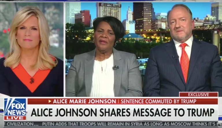 Alice Johnson thanks Trump, promises to make him proud he gave her a ‘second chance’