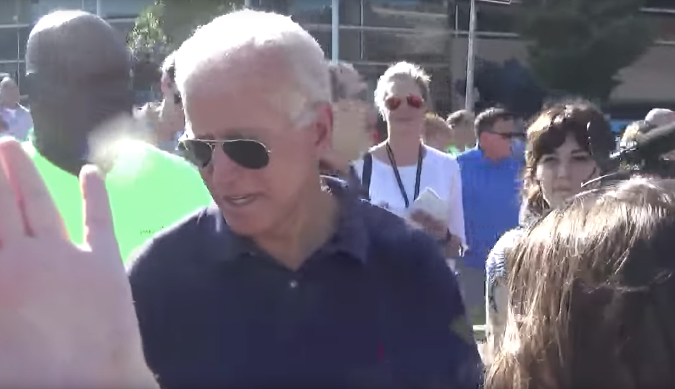 Biden to election tracker: ‘You’re a real prick’