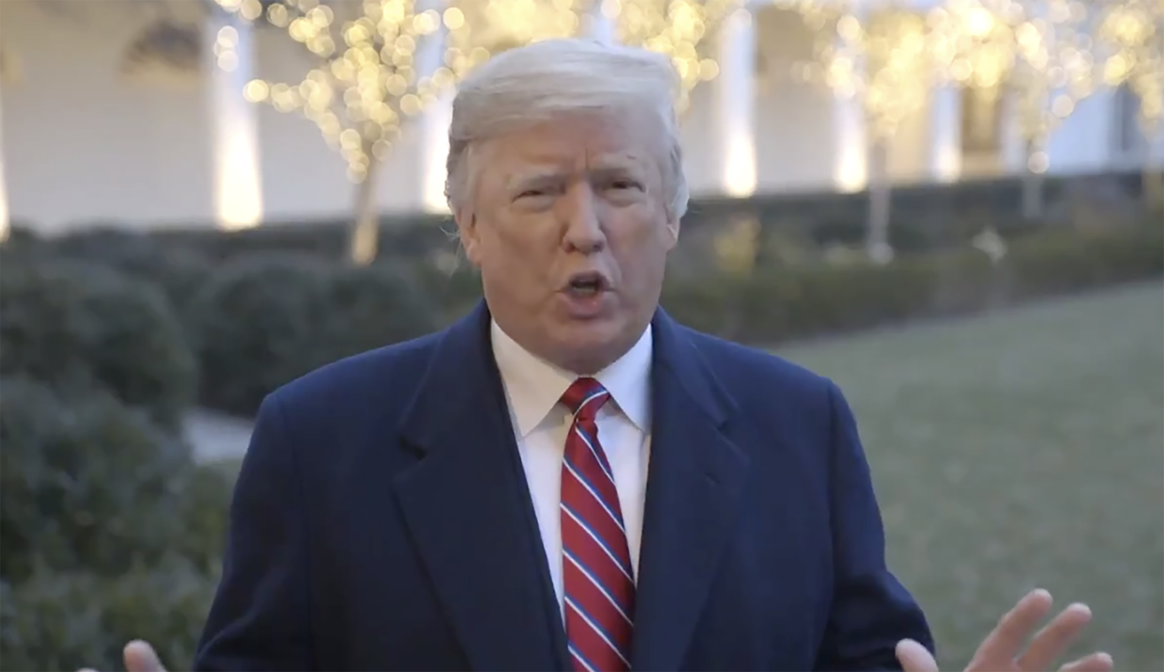 Trump backpedals a bit on shutdown but still strikes tough line on his wall