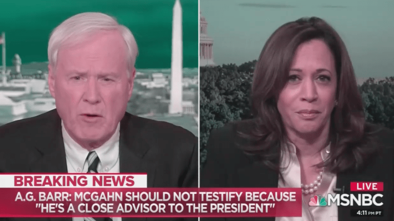 Misplaced metaphor: Chris Matthews tells Kamala Harris executive privilege is ‘sort of like virginity’