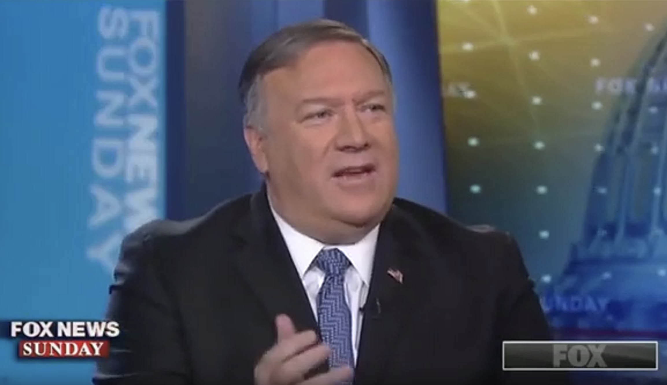 A visibly irritated Mike Pompeo calls Chris Wallace’s question ‘ridiculous’